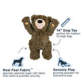 Rope Body Grizzly Bear 14"