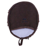 Brown Wet Paws Drying Mitt - Moose Mountain Trading Co.
