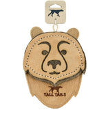 Natural Leather & Wool Bear - Moose Mountain Trading Co.