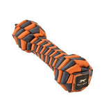 Orange & Charcoal Braided Bone 9" - Moose Mountain Trading Co.