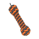 Orange & Charcoal Braided Bone 9" - Moose Mountain Trading Co.
