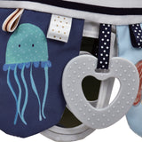 Mommy Activity Scarf Blue - Moose Mountain Trading Co.