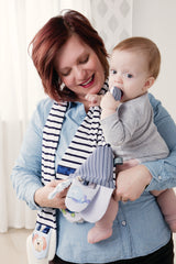 Mommy Activity Scarf Blue - Moose Mountain Trading Co.