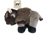 Plush Buffalo Squeaker Toy 9" - Moose Mountain Trading Co.