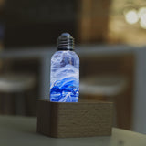 Blue Resin LED Light