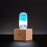 Blue Resin LED Light