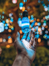 Blue Resin LED Light