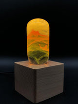 Flame Resin LED Light