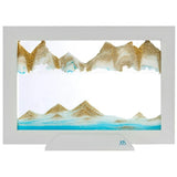 Silhouette Blue Ocean Sand Art - Moose Mountain Trading Co.