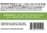 Chile Margarita Mexican Citrus Blend Ingredients List