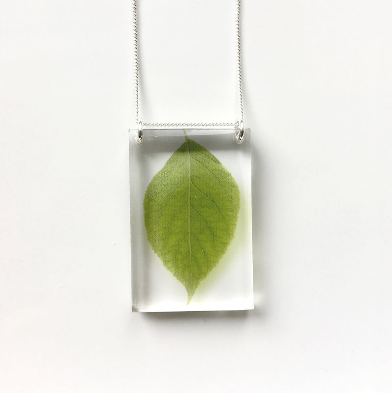 Tall Leaf Necklace