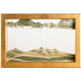 Rich Gold Horizon Moving Sand Art