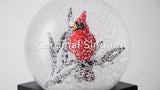 Cardinal Snow Globe