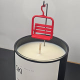 Red Chair Fir Ski Candle
