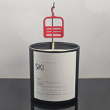 Red Chair Fir Ski Candle
