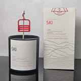 Red Chair Fir Ski Candle
