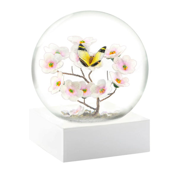 Butterfly on Branch Snow Globe