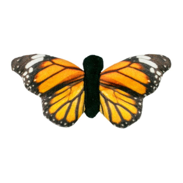Plush Monarch Squeaker Toy 7"
