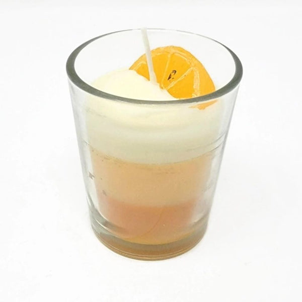 Dreamsicle Shot Glass Candle