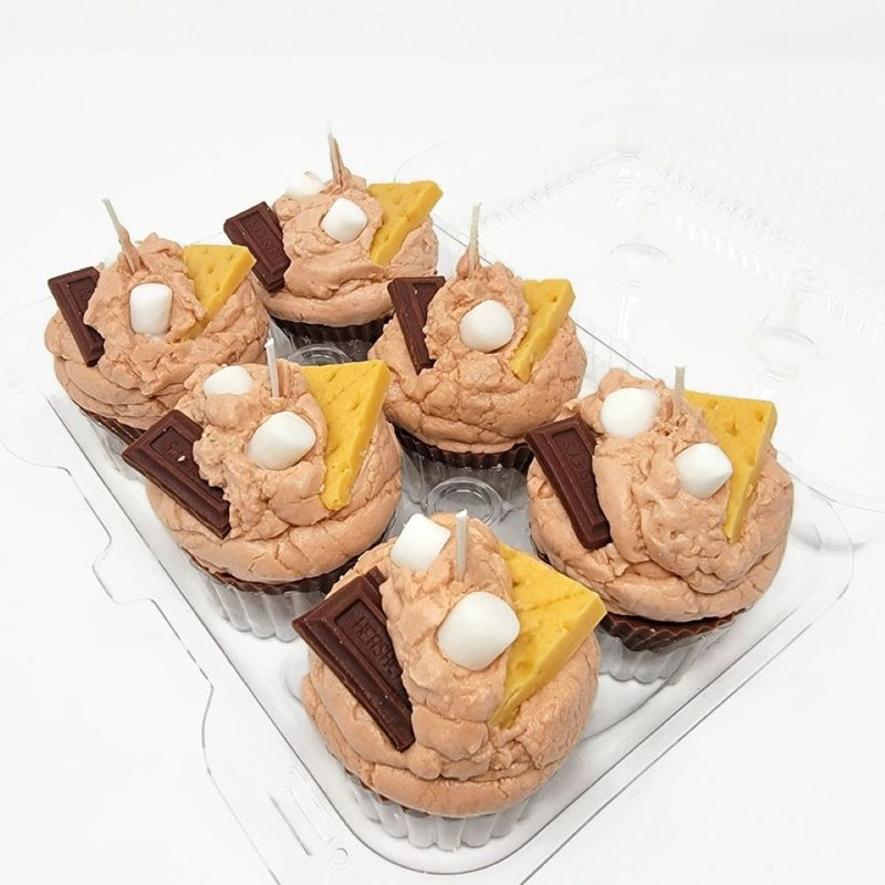 S'mores Cupcake Candle