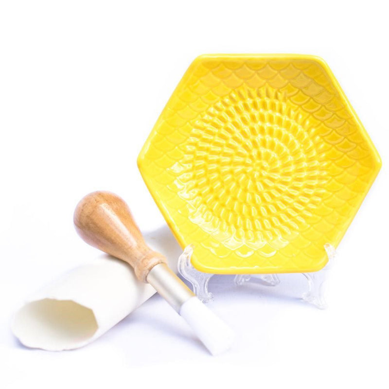 Lemon Yellow Grate Plate