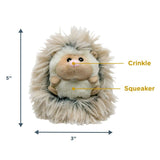 Plush Hedgehog Squeaker Toy 5"