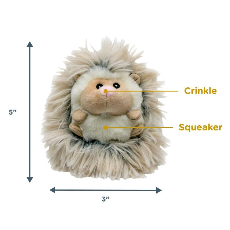 Plush Hedgehog Squeaker Toy 5"