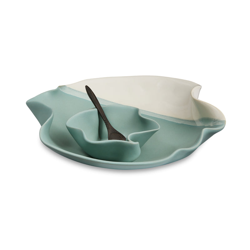 Small Dip Set with Spoon Egg