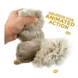 Plush Squirrel Twitchy Tail 9"