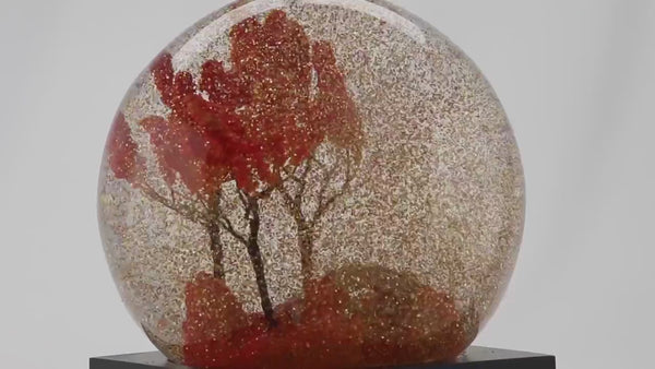 Autumn Snow Globe