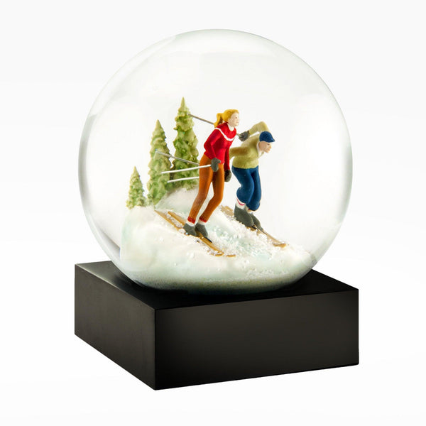 Skiers Snow Globe - Moose Mountain Trading Co.