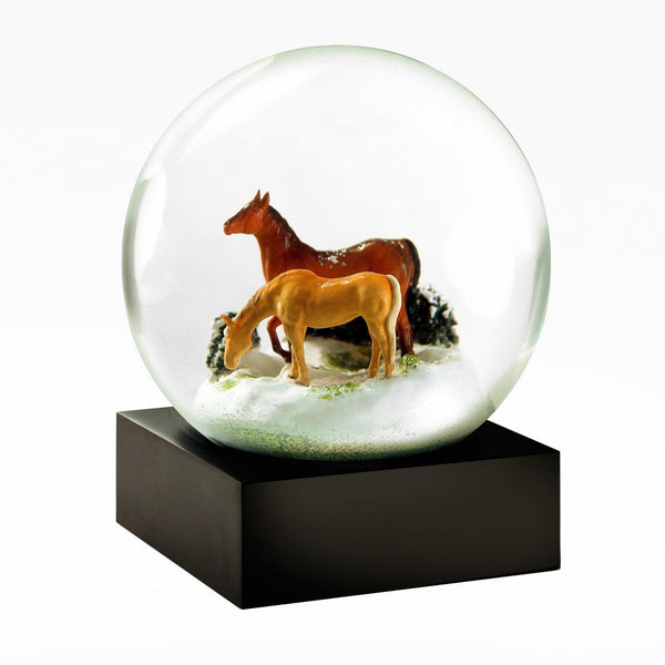 Horses Snow Globe - Moose Mountain Trading Co.