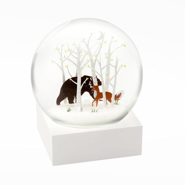 Fox & Bear Snow Globe - Moose Mountain Trading Co.