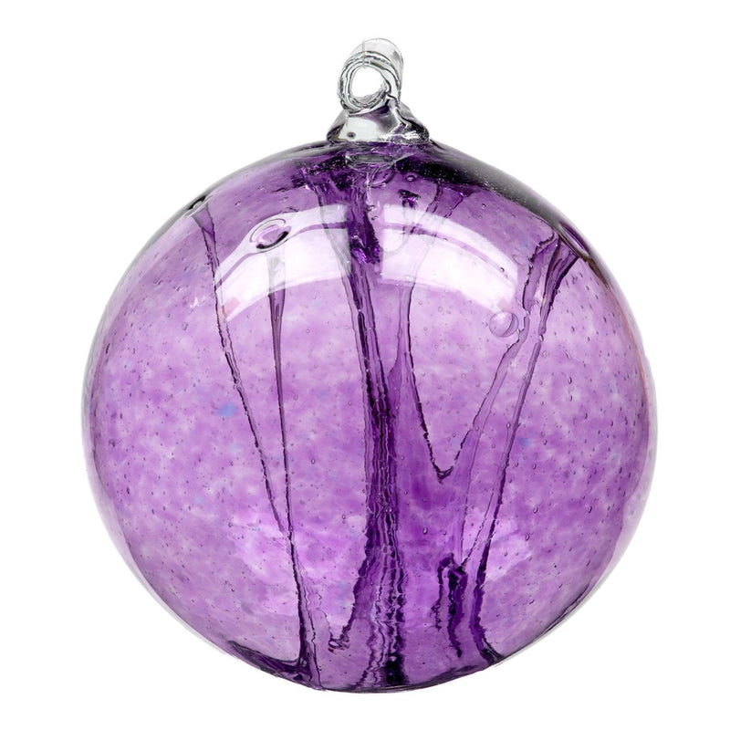 6" Amethyst Olde English Witch Ball