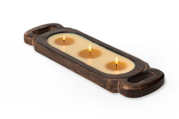 Bourbon Vanilla Wooden Tray Sm - Moose Mountain Trading Co.