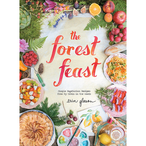 Front cover of the forest feast cookbook