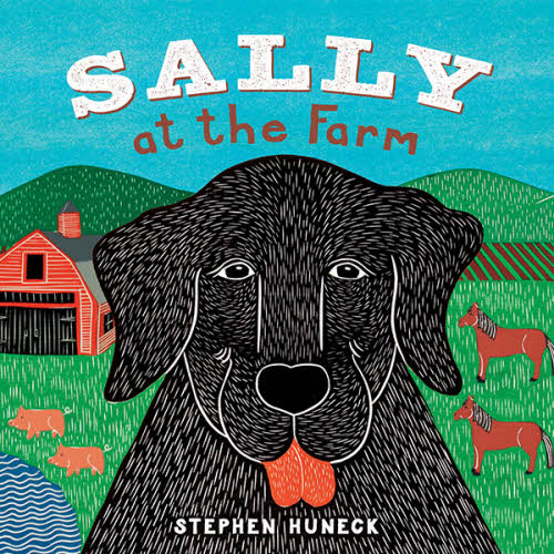 Front cover of Sally at the Farm Book
