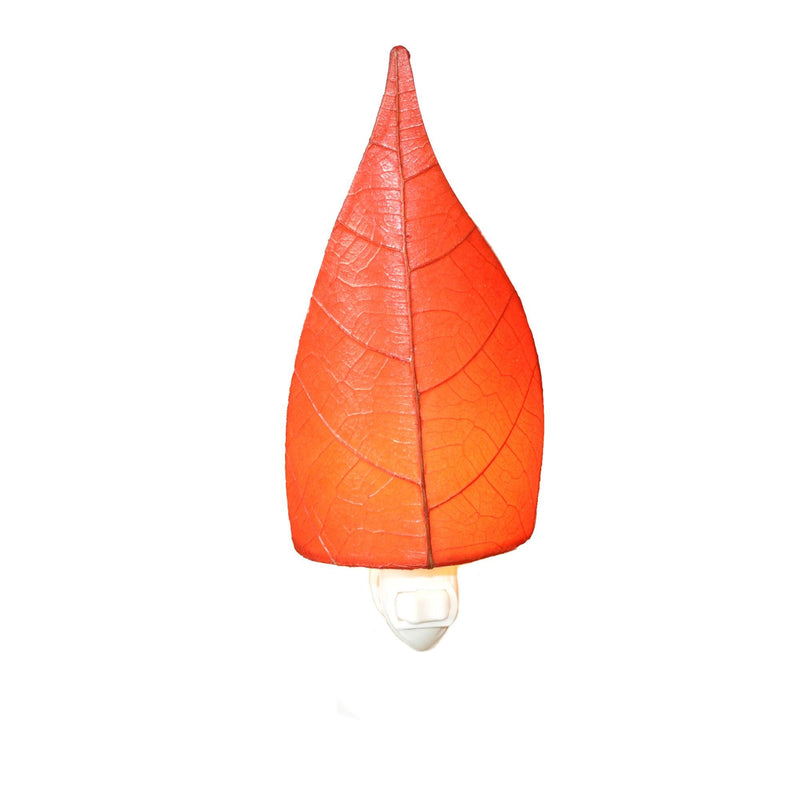 Leaf Nightlight Red - Moose Mountain Trading Co.