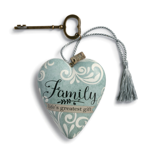Family Life's Greatest Gift Art Heart - Moose Mountain Trading Co.