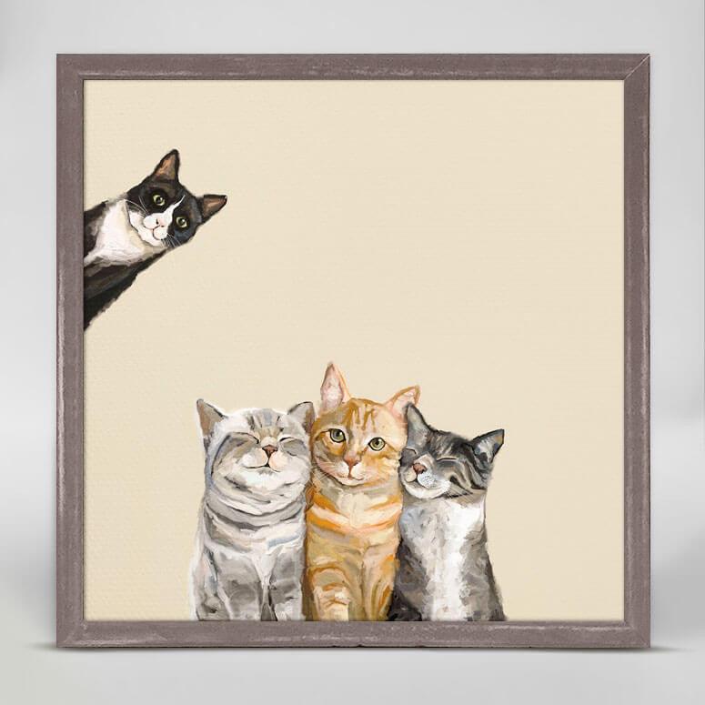 Three Cats plus One Art