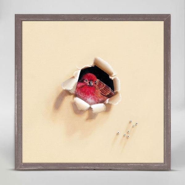 Trespasser Bird en Rouge Art - Moose Mountain Trading Co.