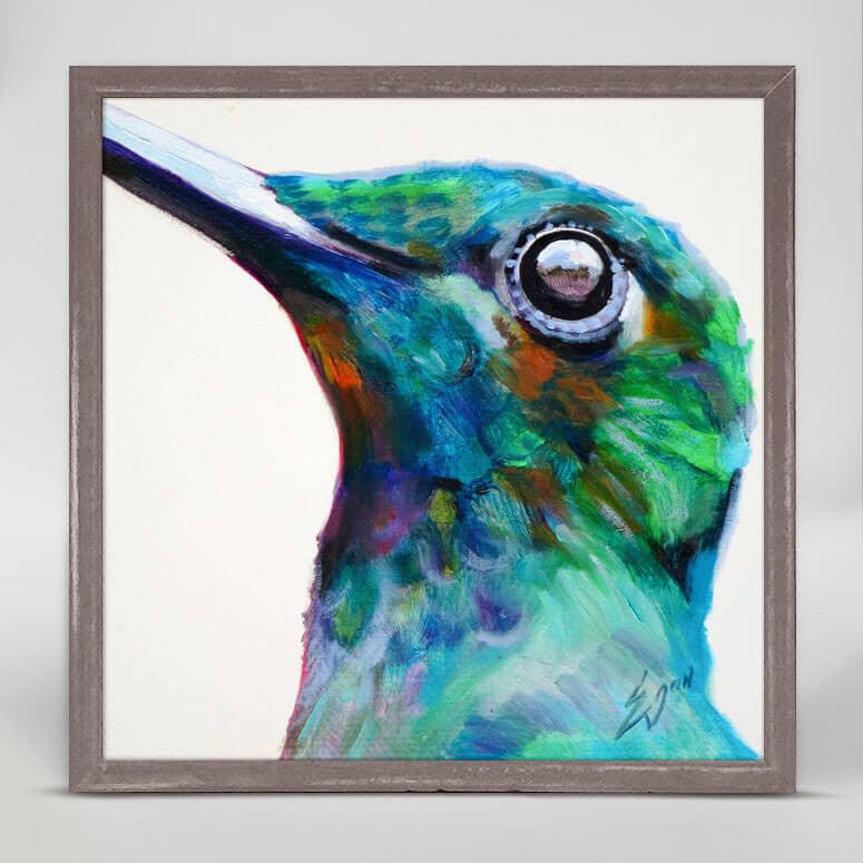 Hummingbird Close Up Art - Moose Mountain Trading Co.