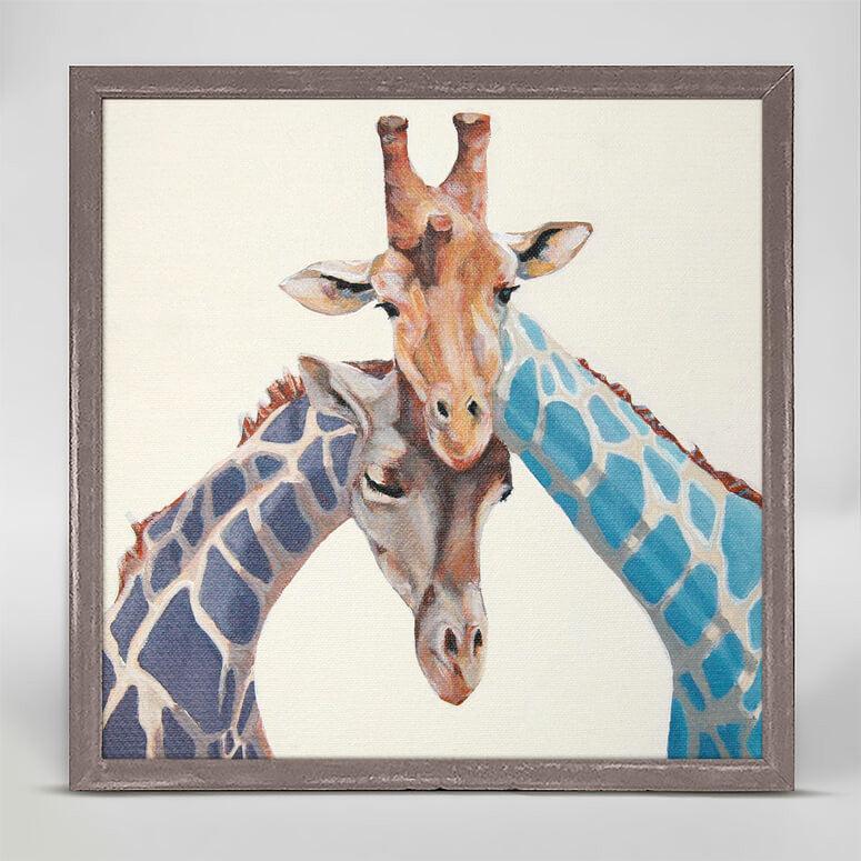 Giraffes in Love Art - Moose Mountain Trading Co.