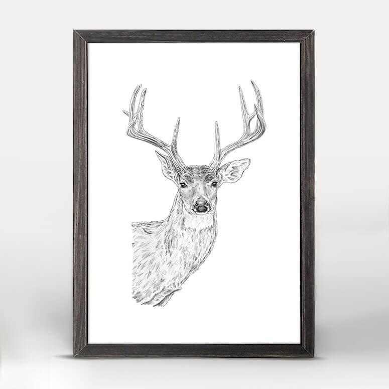 The Deer's Portrait Art - Moose Mountain Trading Co.