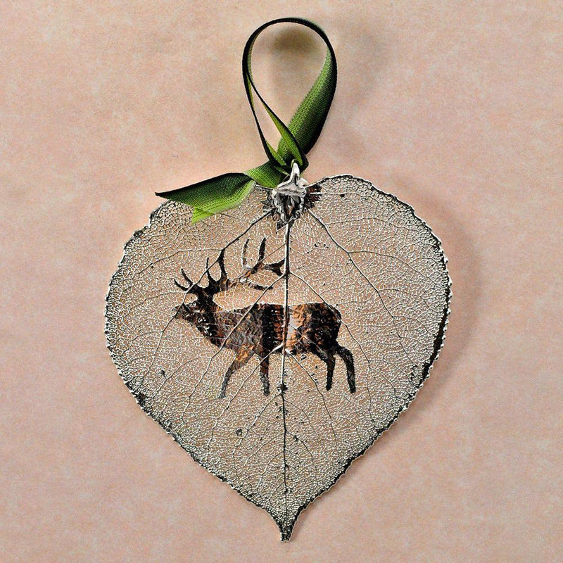 Silver Elk Aspen Ornament - Moose Mountain Trading Co.