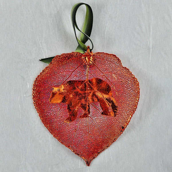 Copper Bear Aspen Ornament - Moose Mountain Trading Co.