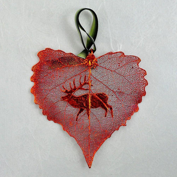 Copper Elk Cottonwood Ornament - Moose Mountain Trading Co.