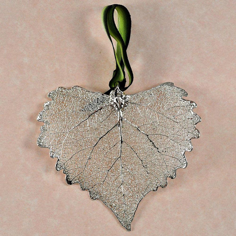 Silver Cottonwood Ornament - Moose Mountain Trading Co.