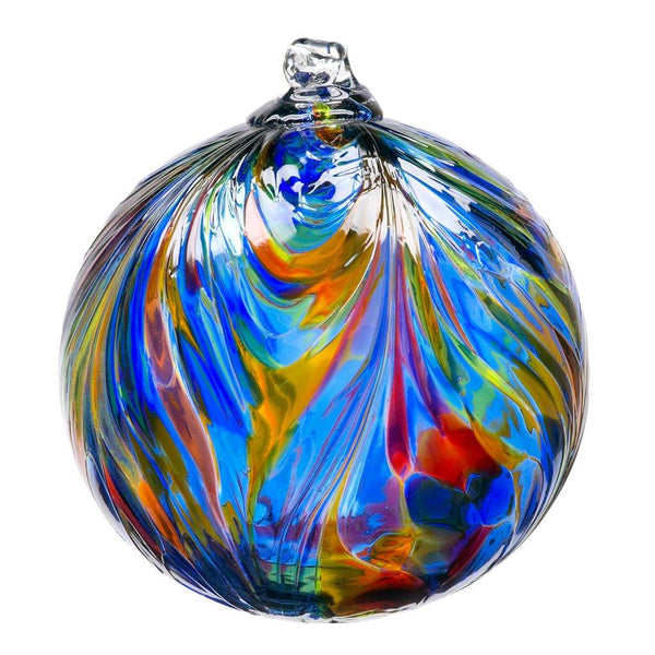 6" Feather Ball Sunny Sky - Moose Mountain Trading Co.