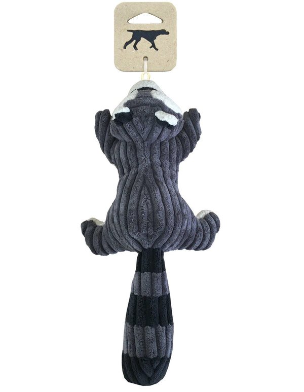Plush Raccoon Squeaker Toy 12" - Moose Mountain Trading Co.
